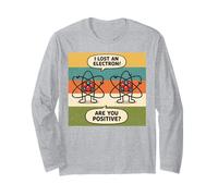 Funny Chemistry Pun Retro Electron Science Humor Students Long Sleeve T-Shirt