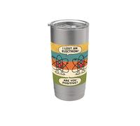 Funny Chemistry Pun Retro Electron Science Humor Students Stainless Steel Insulated Tumbler