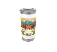 Funny Chemistry Pun Retro Electron Science Humor Students Stainless Steel Insulated Tumbler