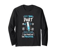 Funny Chemistry Shirt - Be Part of The Solution - Science Long Sleeve T-Shirt