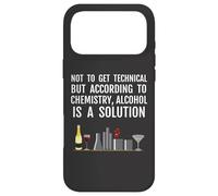 Funny Chemistry Wine Alcohol Themed Science Geek Humor Joke Case for iPhone 17 Pro Max
