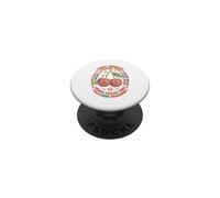 Funny Cherries Retro Groovy Summer Vibes Boho Sweetest Bites PopSockets Adhesive PopGrip