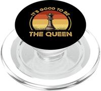 Funny Chess Characters Quote - It's Good To Be The Queen PopSockets PopGrip for MagSafe