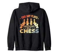 Funny Chess Guy Chess Coach Mind Sports Boys Zip Hoodie