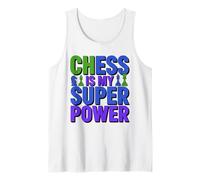 Funny Chess is My Superpower Tank Top