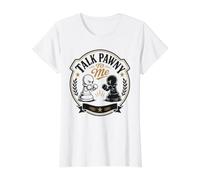 Funny Chess Jokes Value Graphic T-Shirt, Women, White, S