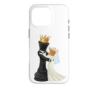 Funny Chess King And Queen Wedding Case for iPhone 16 Pro