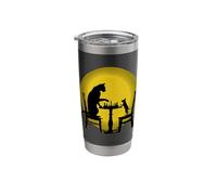 Funny Chess Lover Mouse and CAT Stainless Steel Insulated Tumbler