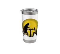 Funny Chess Lover Mouse and CAT Stainless Steel Insulated Tumbler