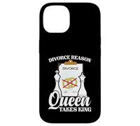 Funny Chess Marriage Joke - Divorce Reason Queen Takes King Case for iPhone 14