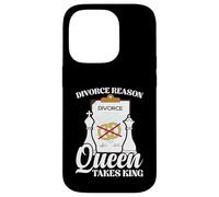 Funny Chess Marriage Joke - Divorce Reason Queen Takes King Case for iPhone 14 Pro