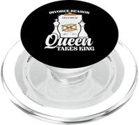 Funny Chess Marriage Joke - Divorce Reason Queen Takes King PopSockets PopGrip for MagSafe