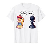 Funny Chess Pawn Move En Passant Capture Humor Checkmate T-Shirt