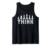 Funny Chess Pieces Chess Lover & Player Gifts Think Tank Top