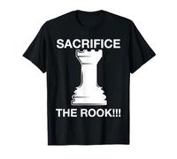 Funny Chess Player Chess Sacrifice the Rook Meme Online Game T-Shirt
