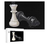 Funny Chess Player Puzzle for Adults Challenging Jigsaw Puzzles for Women Men
