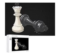 Funny Chess Player Puzzle for Adults Challenging Jigsaw Puzzles for Women Men