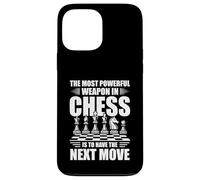 Funny Chess Powerful Weapon Next Move Present Board Games Case for iPhone 13 Pro Max