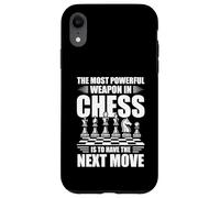 Funny Chess Powerful Weapon Next Move Present Board Games Case for iPhone XR