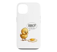 Funny Chick Bro Is That You Fried Egg Humor Case for iPhone 13