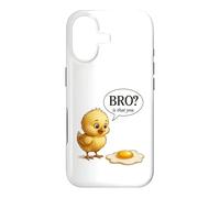 Funny Chick Bro Is That You Fried Egg Humor Case for iPhone 17