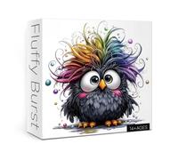 Funny Chick Puzzles 1000 Piece Puzzle for Adults, Cute Bird Art Jigsaw Puzzles, Colorful Chicken Impossible Hard Difficult Challenging Aesthetic Garden Puzzle