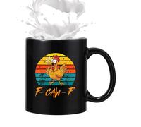 Funny Chicken | 35 old Water Ceramic Cup,Chicken Design Drink Mug | for Home Office School Apartment University Student Room Living Room Dining Room