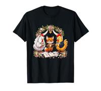 Funny Chicken Bride Groom Fox Wedding Officiant T-Shirt