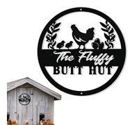 Funny Chicken Coop Signs, Chicken Coop Sign | Chicken Coop | Metal Chicken House Decoration, Vintage Wall Art Sign for Home, Chicken Coop, Kitchen, Farm