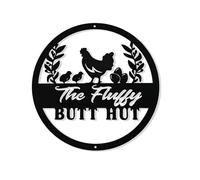 Funny Chicken Coop Signs, Chicken Coop Sign, Rustic Farm Sign, Chicken House Sign, Metal Yard Art Decoration for Home, Farm, Chicken Coop, Farmhouse, Kitchen, Garden Decor