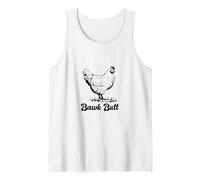 Funny Chicken Farmer Bawk Butt Tank Top