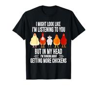 Funny Chicken Farmer design women men getting a lot chickens T-Shirt