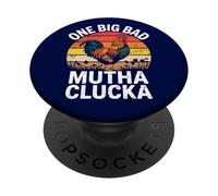 Funny Chicken Farmer Homestead Hen Eggs Self-Sufficiency PopSockets Adhesive PopGrip