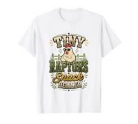 Funny Chicken Farmer Poultry Chicken Lover Tiny Raptors T-Shirt