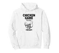 Funny Chicken Game Don't Look At The Chicken Game Over Pullover Hoodie