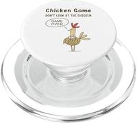 Funny Chicken Game Don't Look At The Chicken Meme PopSockets PopGrip for MagSafe