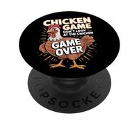 Funny Chicken Game Don't Look at the Chicken Silly Joke PopSockets Adhesive PopGrip