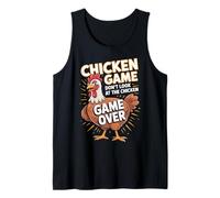 Funny Chicken Game Don't Look at the Chicken Silly Joke Tank Top
