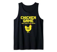 Funny Chicken Game Retro Arcade 8-Bit Gamer Pixel Art Tank Top