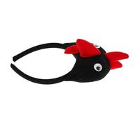Funny Chicken Hairband Black Plush Animal Headband for Women Party Cosplay | Lightweight Plastic Structure, Soft Comfortable Wear, Cute Cartoon Style, Suitable for Photo Booths, Festivals and ’s
