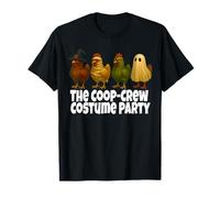 Funny Chicken Halloween Costume Witch Mummy Zombie Ghost T-Shirt