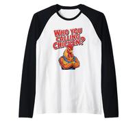 Funny Chicken Jokes Chickens Kids Raglan Baseball Tee