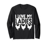 Funny Chicken Keeper Backyard Hen Lover Long Sleeve T-Shirt