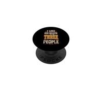 Funny Chicken Lover I Like Hens And Maybe Three People PopSockets Adhesive PopGrip