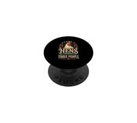 Funny Chicken Lover I Like Hens And Maybe Three People PopSockets Adhesive PopGrip