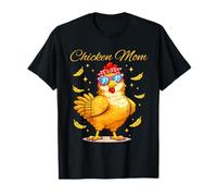 Funny Chicken Mom Mother's Day Cute Backyard Hen Lover T-Shirt