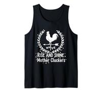 Funny Chicken Mother Cluckers Rooster Farm Life Tank Top