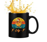 Funny Chicken Mug - 350ml Hot Cold Drink Ceramic Cup | Rural Coffee Drinking Cup - For Apartment Living Room Dining Room Stock Room Study Office School University Student House