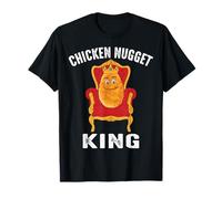 Funny Chicken Nugget Gift For Kids Cool Chicken Nugget King T-Shirt