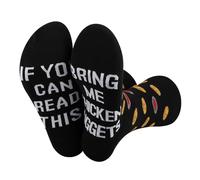 Funny Chicken Nuggets Socks If You Can Read This Bring Me Chicken Nuggets Socks Chicken Nuggets Lover Gift (Cotton, Chicken Nuggets SOCKS)
